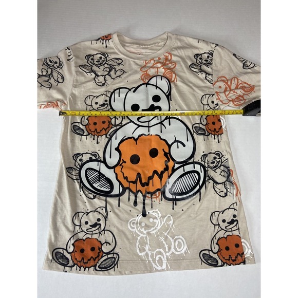 Vibes T Shirt Youth large 14/16  Short Sleeve Graphic Bear - Picture 9 of 11